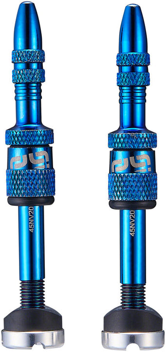 Válvula de plasma tubeless de llenado rápido e*thirteen - Aluminio, par intergaláctico de 16 a 24 mm