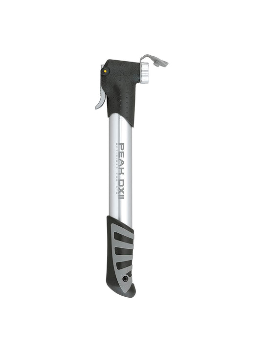 Minibomba Topeak Peak DX II - 90 psi Plateada