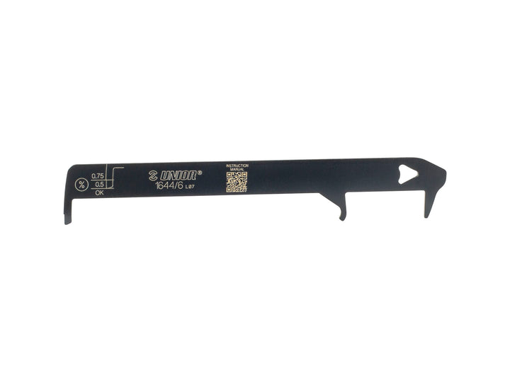 Indicador de desgaste de cadena Tool Unior plateado