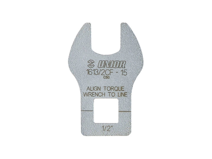 Llave de pedal de pata de gallo Tool Unior de 15 mm, color plateado