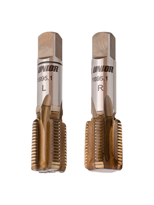 Juego de machos de roscar para pedales Tool Unior