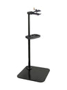 Soporte Unior Pro para reparación de bicicletas individuales con cierre rápido, color negro
