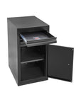 Tool Unior Workbench Single Center Cabinet Black