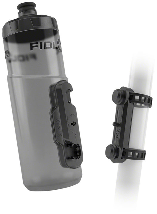 Portabidón Fidlock TWIST - Base universal con correa, 600 ml, color humo