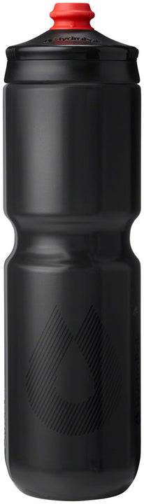 Botella de agua Hydrapak Polar Breakaway Surge - 30 oz, color gris, paquete de 2