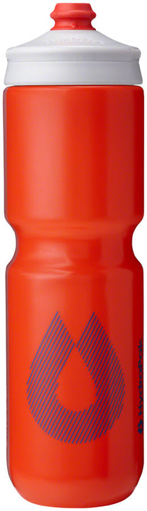 Botella de agua Hydrapak Polar Breakaway Surge - 30 oz, color naranja, paquete de 2