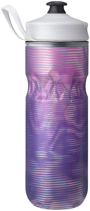 Botella de agua térmica Hydrapak Polar Sport Pulse - 20 oz (morada)