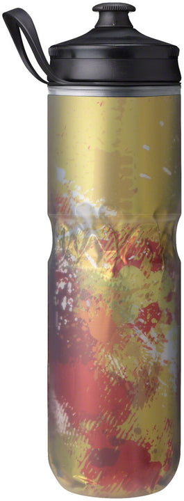 Botella de agua térmica Hydrapak Polar Sport Splash - Dorada, 24 oz