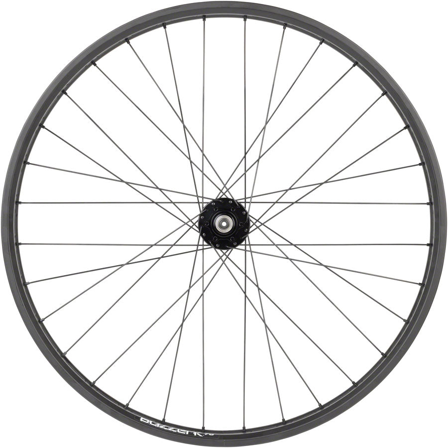 Rueda delantera Blizzerk de 26&quot; con cierre rápido y 135 mm Pugsley de 6 tornillos y 32 agujeros, color negro
