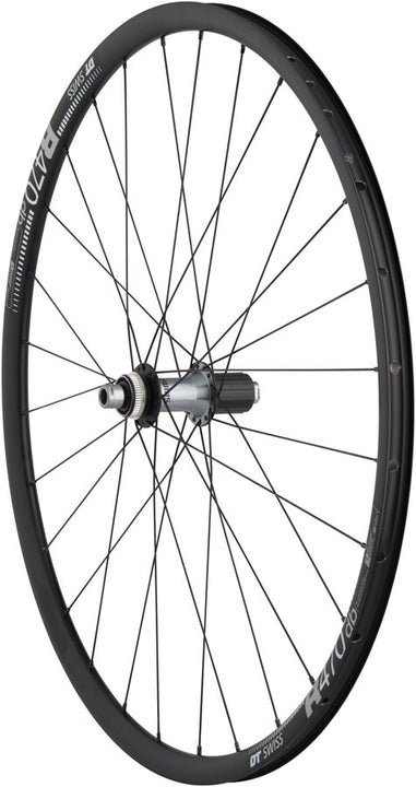 Quality Wheels Ultegra/DT R470db Rear Wheel - 700 12 x 142mm Center-Lock HG 11 MTN BLK
