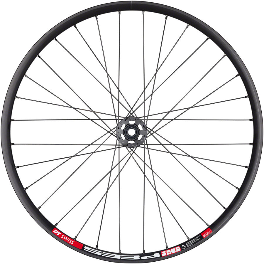 Quality Wheels Bear Pawls / DT Swiss 533D Front Wheel - 26&quot; 15 x 100mm 6-Bolt BLK