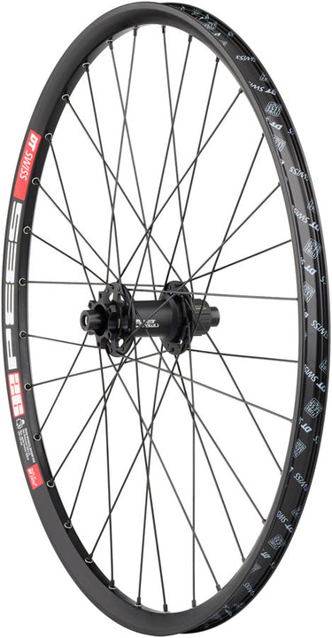 Ruedas de calidad con trinquetes de oso / Rueda trasera DT Swiss 533D de 26", 10 x 135 mm, atornillable, 6 tornillos, 13 dientes, una sola velocidad, color negro