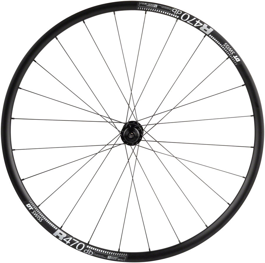 Rueda delantera Quality Wheels DT 350/DT R470db - 700 12 x 100 mm Center-Lock BLK