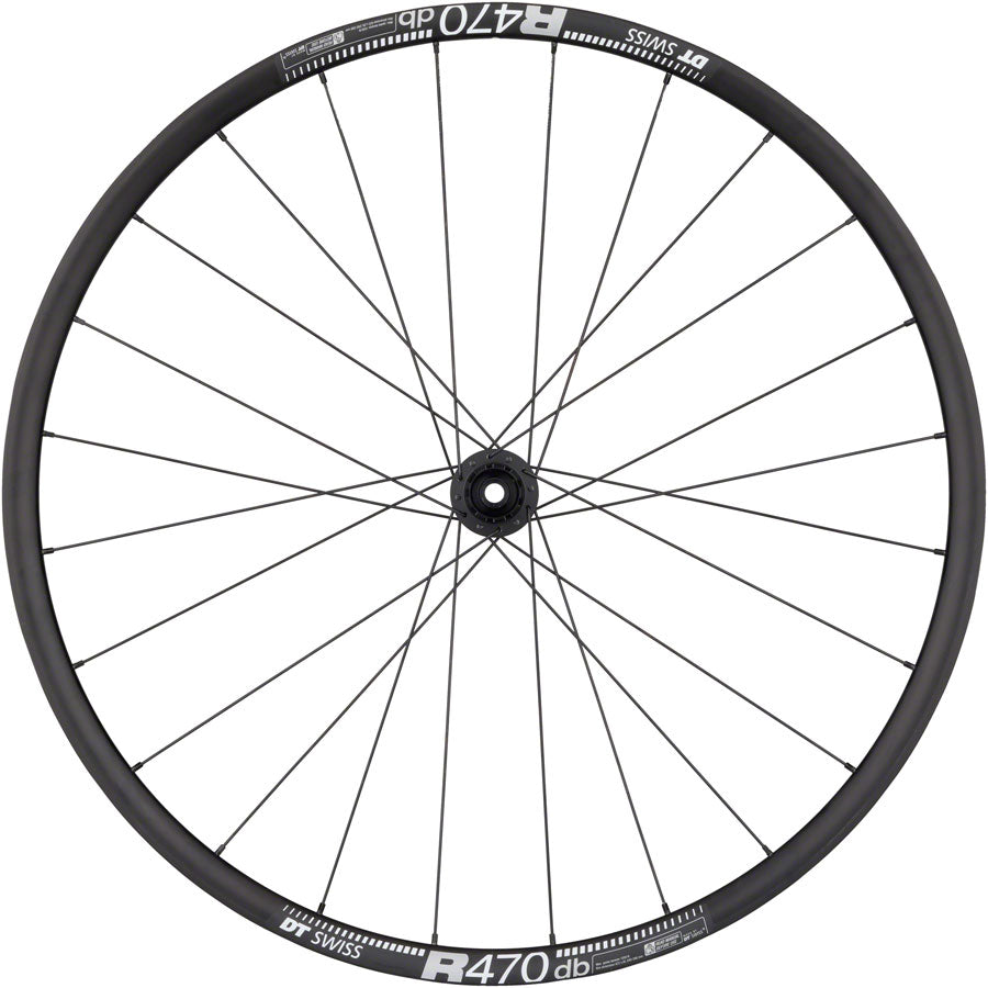 Quality Wheels DT 350/DT R470db Rear Wheel - 700 12 x 142mm Center-Lock HG 11 MTN Road BLK