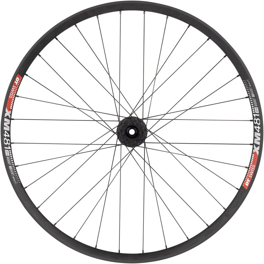 Rueda trasera Quality Wheels DT 350/DT XM481 - 27,5&quot; 12 x 157 mm 6 tornillos XD negro