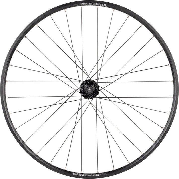 Quality Wheels Value Double Wall Series Disc Front Wheel - 27.5" QR x 100mm 6-Bolt/Rim BLK