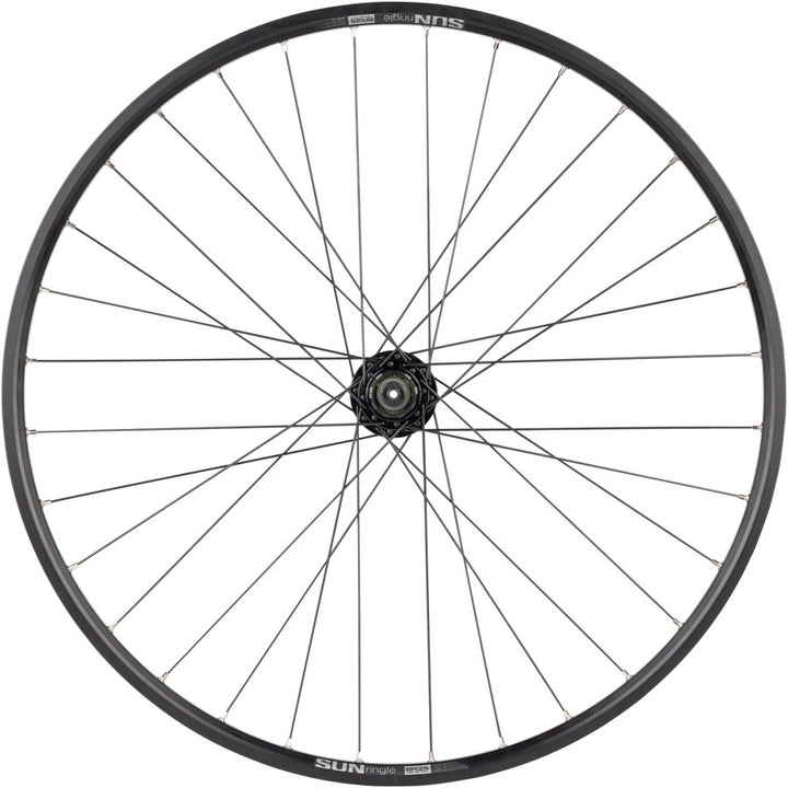 Rueda trasera de disco de doble pared Quality Wheels Value - 27,5" QR x 135 mm, 6 pernos/llanta HG BLK