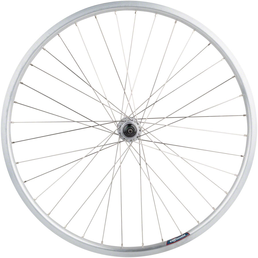 Quality Wheels Value HD Series Rear Wheel - 26" QR x 135mm Rim Brake HG 10 Silver Clincher 36H