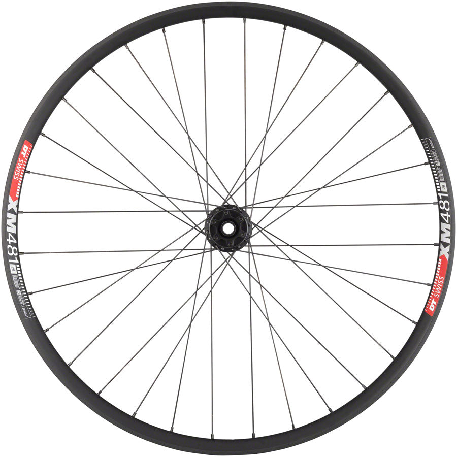 Quality Wheels DT 350/DT XM481 Front Wheel - 29&quot; 15 x 110mm Boost 6-Bolt BLK