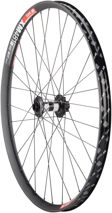 Rueda delantera Quality Wheels DT 350/DT XM481 - 27,5" 15 x 110 mm Boost 6 tornillos BLK