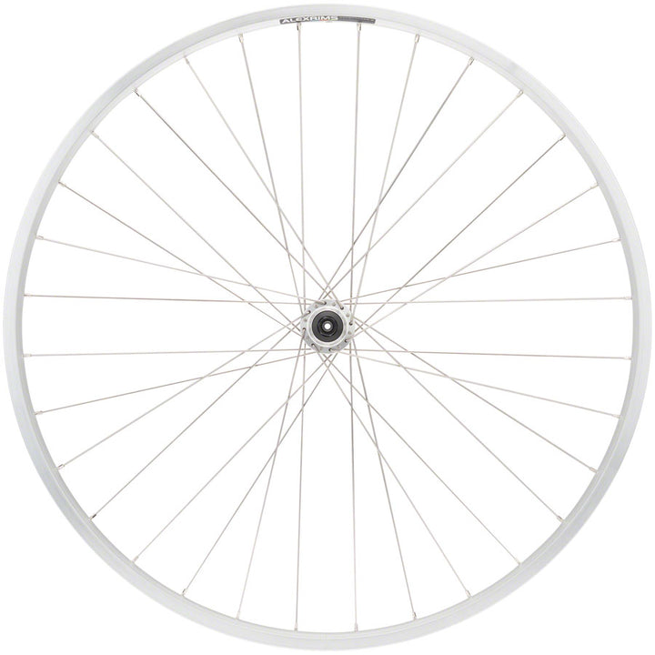 Quality Wheels Value Double Wall Series Rear Wheel - 700 QR x 130mm Rim Brake HG 10 Silver Clincher 32H
