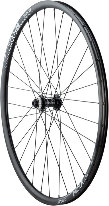 Rueda delantera de disco Quality Wheels 105/DT R500 - 700 12 x 100 mm Center-Lock BLK