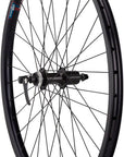 Quality Wheels Value HD Series Disc Rear Wheel - 650b QR x 135mm Center-Lock HG 10 BLK