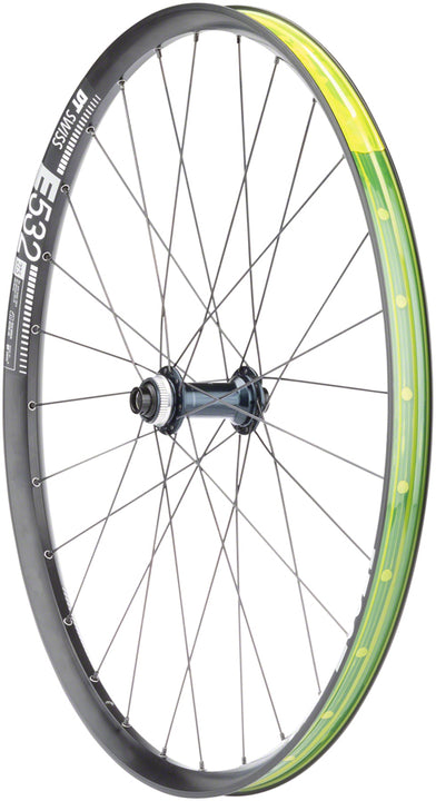 Ruedas de calidad Shimano SLX/DT E532 Rueda delantera - 27,5" 15 x 110 mm Center-Lock BLK