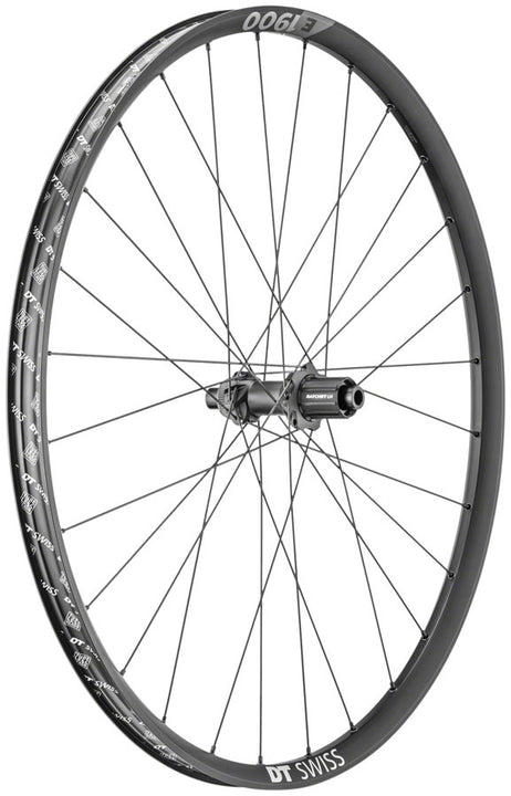 DT Swiss E 1900 Spline 30 Rear Wheel - 29" 12 x 142mm Center-Lock HG 11 MTN BLK