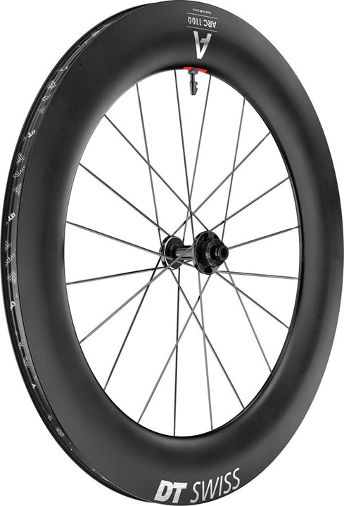 Rueda delantera DT Swiss ARC 1100 DiCut 85 - 700 12 x 100 mm, Center-Lock, negra
