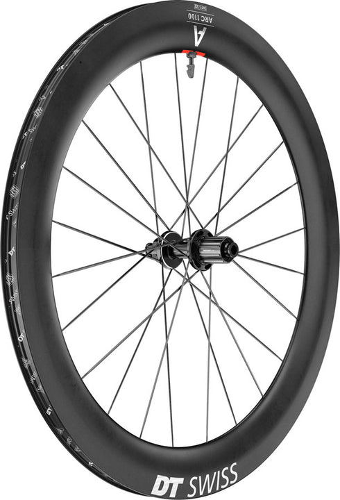 Rueda trasera DT Swiss ARC 1100 DiCut 65 - 700 12 x 142 mm Center-Lock HG11 Road/XDR Ratchet EXP 36 BLK
