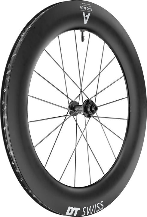 Rueda delantera DT Swiss ARC 1400 DiCut 85 - 700 12 x 100 mm, Center-Lock, negra