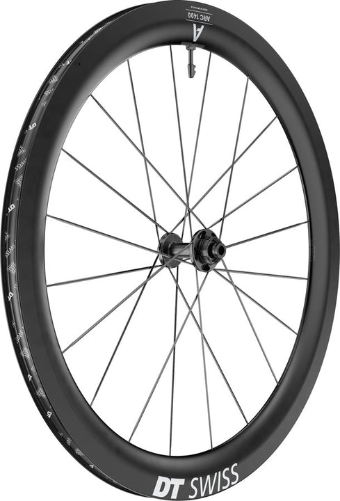 Rueda delantera DT Swiss ARC 1400 DiCut 55 - 700 12 x 100 mm, Center-Lock, negra
