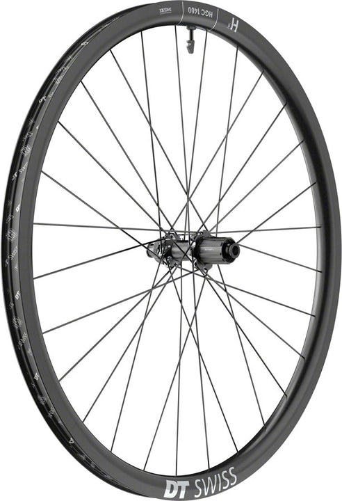 Rueda trasera DT Swiss HGC 1400 Spline 30 - 700c 12 x 142 mm Center-Lock HG11 Road/XDR Ratchet EXP OS 30 BLK
