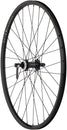 Quality Wheels Value Double Wall Series Rim+Disc Front Wheel - 26" QR x 100mm Center-Lock /Rim Brake BLK Clincher 32H