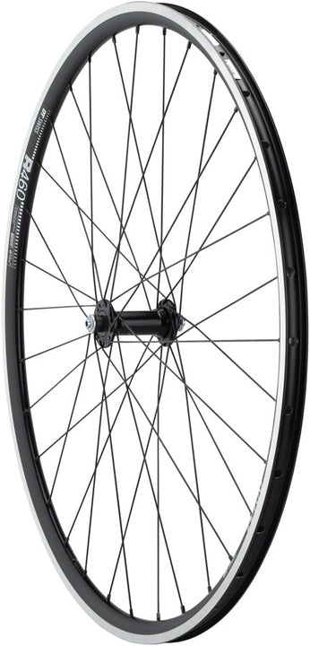 Quality Wheels 105/R460 Front Wheel - 700 QR x 100mm Rim Brake BLK Clincher 32H