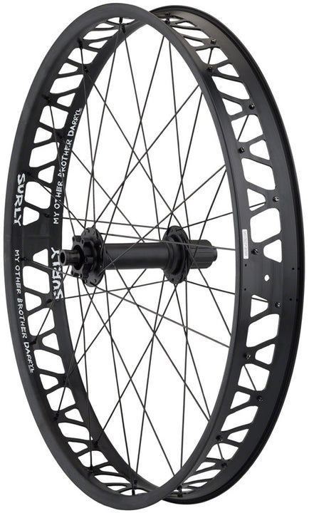Ruedas de calidad Bear Pawls / Otras ruedas traseras Brother Darryl - 26" Fat 12 x 197 mm 6 pernos HG 11 MTN BLK