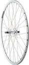 Quality Wheels Value Double Wall Series Track Rear Wheel - 700 10 x 1 x 120mm Rim Brake Fixed/Freewheel Silver Clincher Sealed 32H