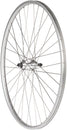 Quality Wheels Value Single Wall Series Rear Wheel - 27" QR x 130mm Rim Brake Freewheel Silver Clincher 36H