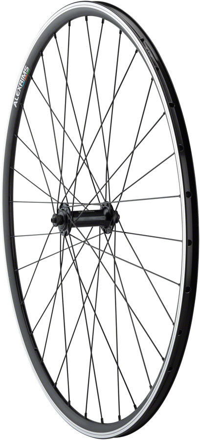 Quality Wheels Tiagra/DA22 Front Wheel - 700 QR x 100mm Rim Brake BLK Clincher 32H