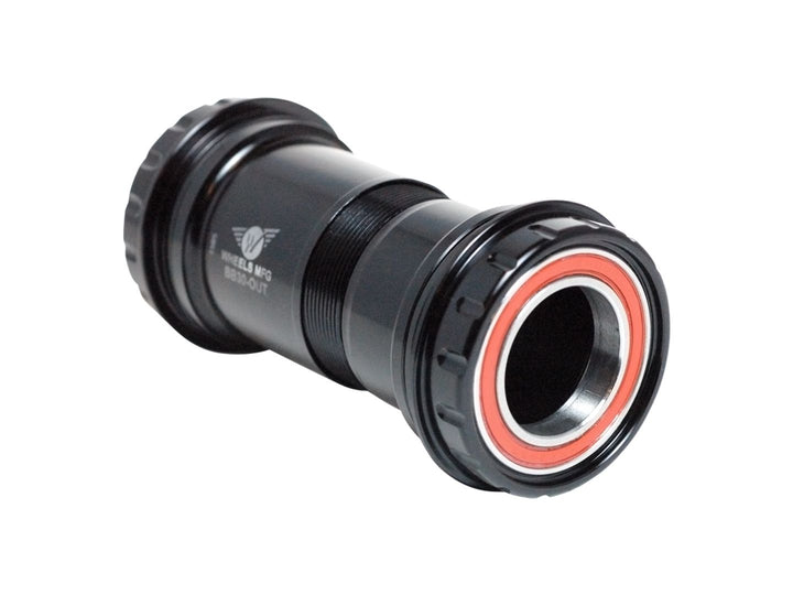 Wheels Manufacturing BB30 to SRAM Bottom Bracket Angular Contact Bearings BLK Cups