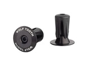 Tapones de manillar de aleación Wolf Tooth - Negros