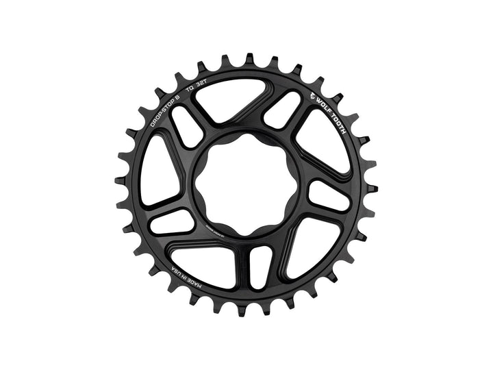 Plato Wolf Tooth Trek TQ de montaje directo - Drop-Stop B 32T negro