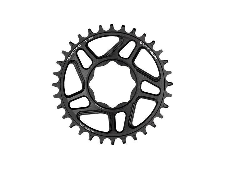 Plato Wolf Tooth Trek TQ de montaje directo - Drop-Stop ST 32T negro