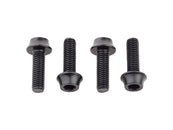 Pernos para portabidón Wolf Tooth - Juego de 4, aluminio negro