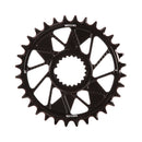 Wheels Manufacturing Shimano DM T-Type Inboard Chainring Teeth: 32 Speed: 12 BCD: Direct Mount Shimano Single 7075 Aluminum Black