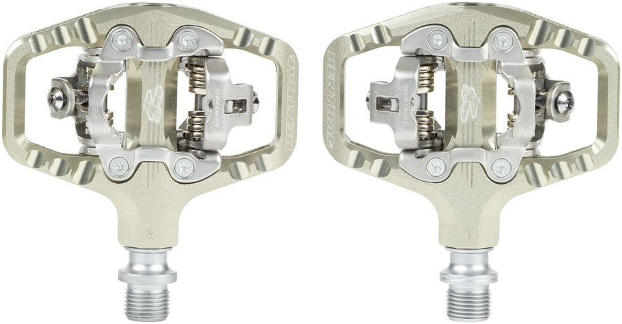 Renthal Revo-TRC Pedals - Dual Sided Clipless Platform Alloy 9/16" AluGold Shimano SPD