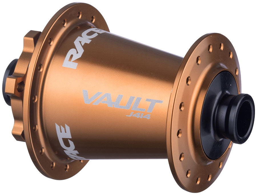 RaceFace Vault J-Bend 414 Front Hub - 15 x 110mm 6-Bolt Kashmoney Gold 32H