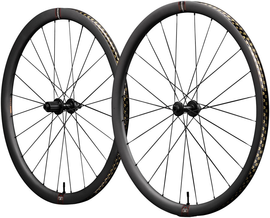 Reserve Wheels Reserve 34/37 Turbulent Aero Wheelset - 700 12 x 100/12 x 142 Center-Lock XDR/HG11 Carbon SL DT180