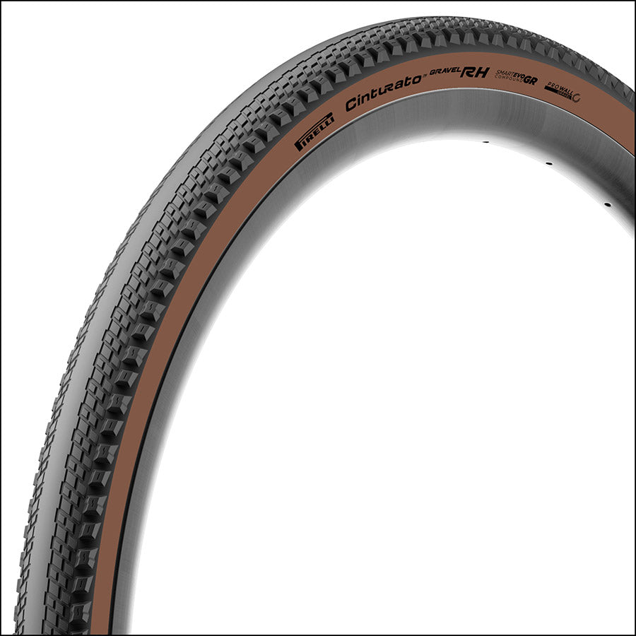 Pirelli Cinturato Gravel RH HP-Line Gravel Tire 700x50C Folding Tubeless Ready SmartEVO GR ProWALL Gravel 120TPI Tanwall